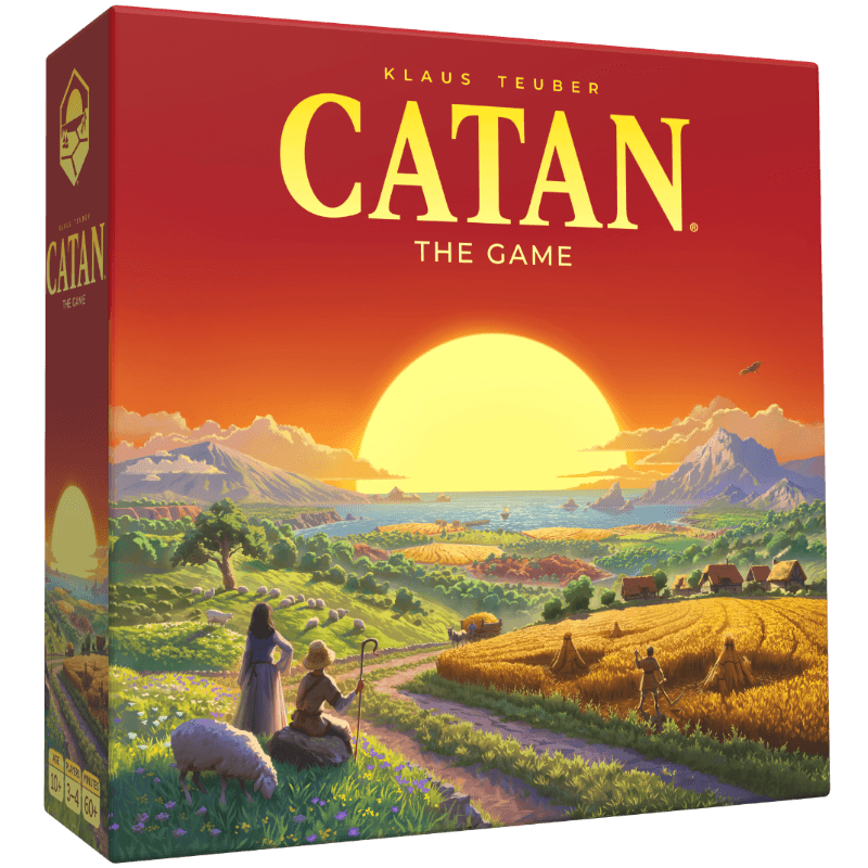CATAN base game box and components