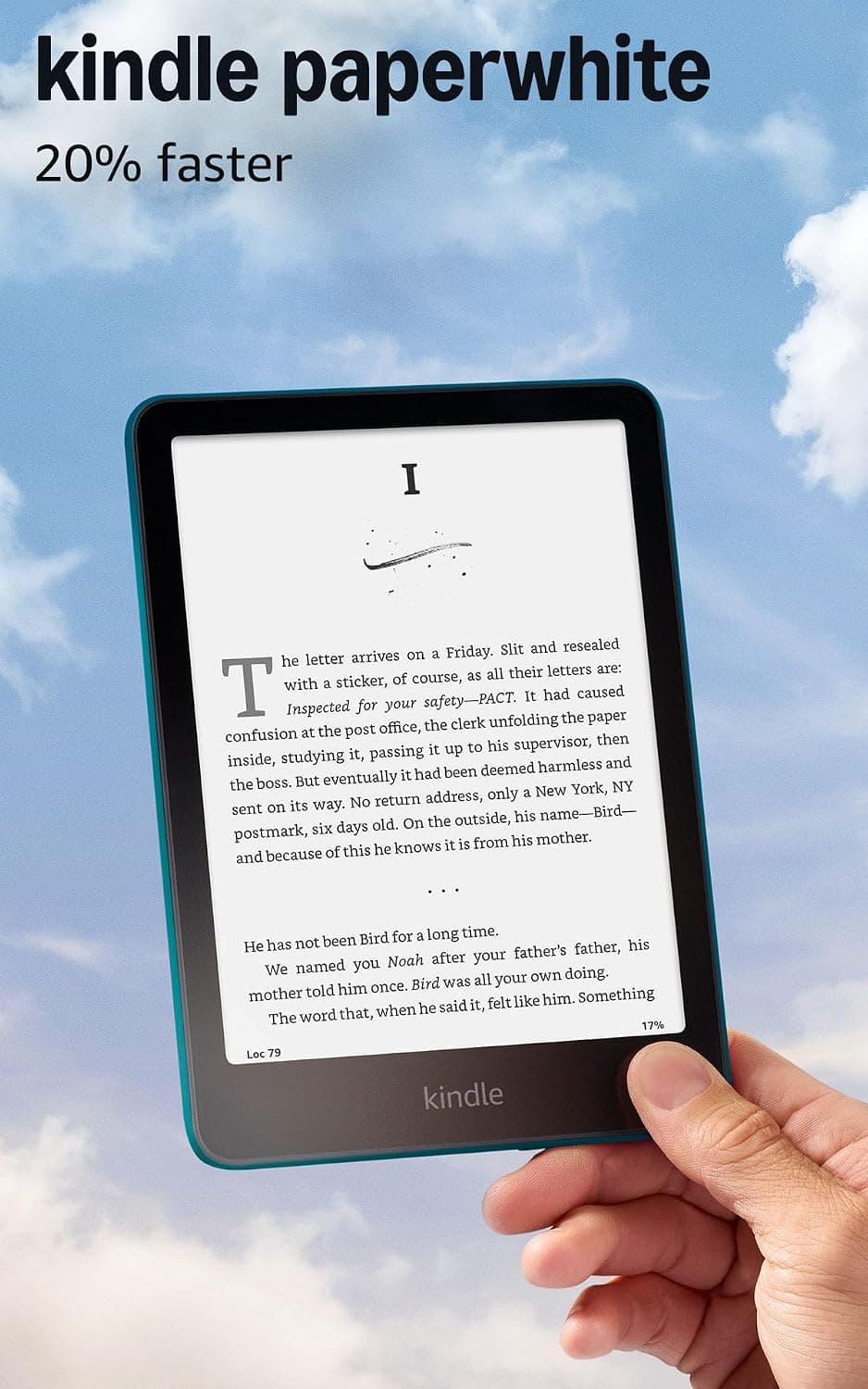 Amazon Kindle Paperwhite in jade